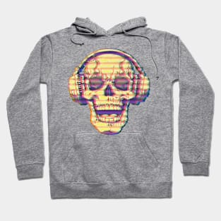 skull and headphones Hoodie